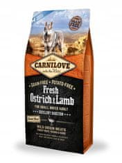 Carnilove Carnilove Dog Fresh Ostrich & Lamb Adult Small - Pštros A Jehně 6Kg