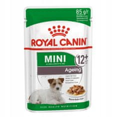 Royal Canin Royal Canin Mini Ageing 12+ Krmivo Mokré V Omáčce Pro Zralé Psy Po 12 R