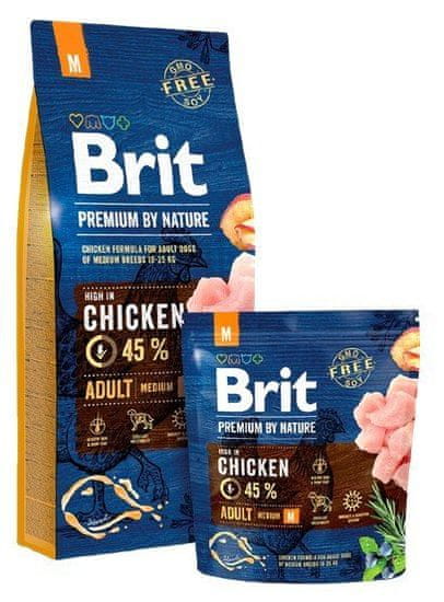 Brit Brit Premium By Nature Adult M Medium 1Kg