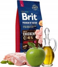 Brit Brit Premium By Nature Adult L Large 15Kg