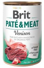 Brit Brit Pate & Meat Dog Venison Konzerva 400G