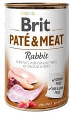 Brit Brit Pate & Meat Dog Rabbit Konzerva 400G