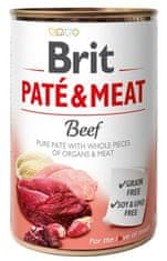 Brit Brit Pate & Meat Dog Beef Konzerva 400G