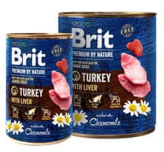 Brit Brit Premium By Nature Turkey & Liver Junior Konzerva 800G