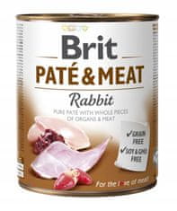Brit Brit Pate & Meat Dog Rabbit Konzerva 800G