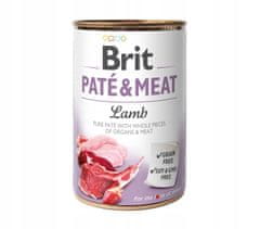 Brit Brit Pate & Meat Dog Lamb Konzerva 800G