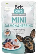 Brit Brit Care Dog Mini Salmon & Herring Sterilised Sáček 85G