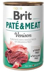 Brit Brit Pate & Meat Dog Venison Konzerva 800G