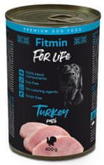 Fitmin Fitmin Dog For Life Turkey Konzerva 400G