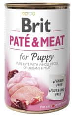 Brit Brit Pate & Meat Dog Puppy Konzerva 400G