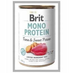 Brit Brit Mono Protein Tuna & Sweet Potato Plechovka 400G