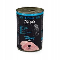 Fitmin Fitmin Dog For Life Turkey Konzerva 400G