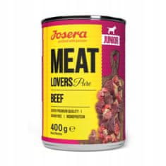 Josera Josera Meat Lovers Pure Junior Hovězí Konzerva 400G