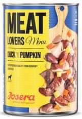 Josera Josera Meat Lovers Menu Kachna S Dýní Plechovka 400G