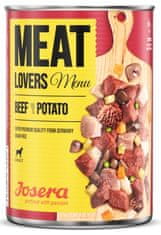 Josera Josera Meat Lovers Menu Hovězí S Bramborem Konzerva 400G