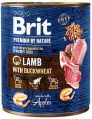 Brit Brit Premium By Nature Lamb & Pohanka 800G Plechovka