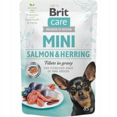 Brit Brit Care Dog Mini Salmon & Herring Sterilised Sáček 85G