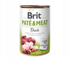Brit Brit Pate & Meat Dog Duck Konzerva 800G