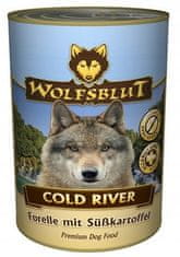 4DOG Wolfsblut Dog Cold River Konzerva 395G