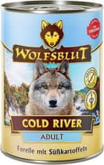 4DOG Wolfsblut Dog Cold River Konzerva 395G