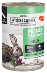 Wiejska Zagroda Wiejska Zagroda Monoproteinový Králík Konzerva 400G