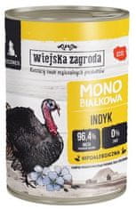 Wiejska Zagroda Wiejska Zagroda Monoproteinová Krůta Pro Štěňata Konzerva 400G