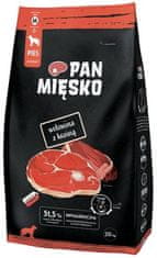 Pan Mięsko Pan Mięsko Krmivo Suché Pro Psa - Hovězí A Kozí Křupky M 20Kg