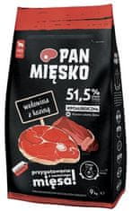 Pan Mięsko Pan Mięsko Krmivo Suché Pro Psa - Hovězí A Kozí Křupky M 9Kg