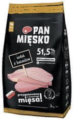 Pan Mięsko Pan Mięsko Krmivo Suché Pro Psa - Krůta A Bažant Křupky S 3Kg