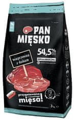 Pan Mięsko Pan Mięsko Krmivo Suché Pro Psa - Vepřové A Divočák Křupky Xl 3Kg