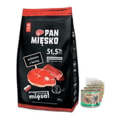 Pan Mięsko Pan Mięsko Krmivo Suché Pro Psa - Hovězí A Kozí Křupky M 20Kg