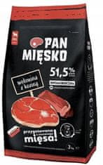 Pan Mięsko Pan Mięsko Krmivo Suché Pro Psa - Hovězí A Kozí Křupky M 3Kg