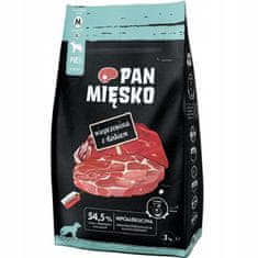 Pan Mięsko Pan Mięsko Krmivo Suché Pro Psa - Vepřové A Divočák Křupky Xl 3Kg