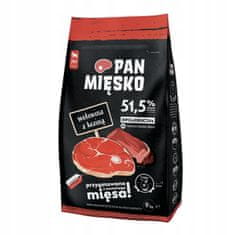 Pan Mięsko Pan Mięsko Krmivo Suché Pro Psa - Hovězí A Kozí Křupky M 9Kg