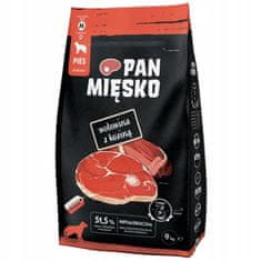 Pan Mięsko Pan Mięsko Krmivo Suché Pro Psa - Hovězí A Kozí Křupky M 9Kg