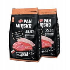 Pan Mięsko Pan Mięsko Krmivo Suché Pro Psa - Telecí A Krůta Křupky M 9Kg