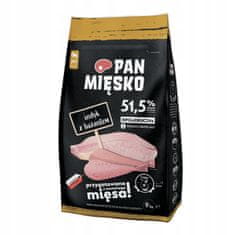 Pan Mięsko Pan Mięsko Krmivo Suché Pro Psa - Krůta A Bažant Křupky S 9Kg