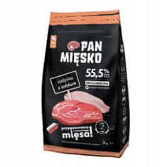 Pan Mięsko Pan Mięsko Krmivo Suché Pro Psa - Telecí A Krůta Křupky M 3Kg