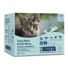 Bozita Cat Multibox S Masem A Rybami V Omáčce Sáček 12X85G