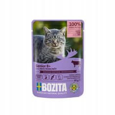 Bozita Cat Senior 8+ Hovězí V Omáčce Sáček 85G