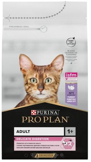 Purina Pro Plan  Plan Cat Adult Delicate Digestion S Krůtím Masem 1,5Kg