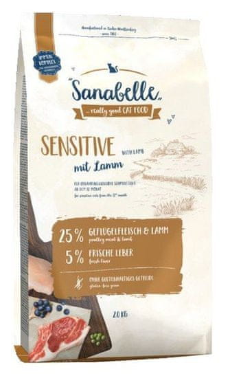 Sanabelle Adult Sensitive S Jehněčím 2Kg
