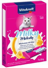 Vitakraft Cat Milky Melody Krém Z Mléka A Sýra 70G [28819]