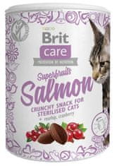 Brit Care Cat Snack Superfruits Losos 100G