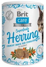 Brit Care Cat Snack Superfruits Herring 100G