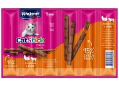 Vitakraft Cat Stick Classic Krůta + Jehněčí 6 Ks [23846]