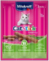 Vitakraft Cat Stick Classic Kuře + Kočičí Tráva 3Ks [58896]