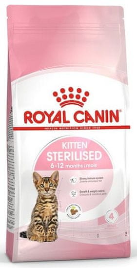 Royal Canin  Kitten Sterilised Krmivo Suché Pro Koťata Od 4 Do 12 Měsíců Ži