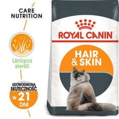 Royal Canin Hair&Skin Care Krmivo Pro Dospělé Kočky, Lesklá Srst