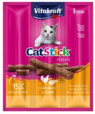 Vitakraft Cat Stick Classic Drůbež A Játra 18G [10869]